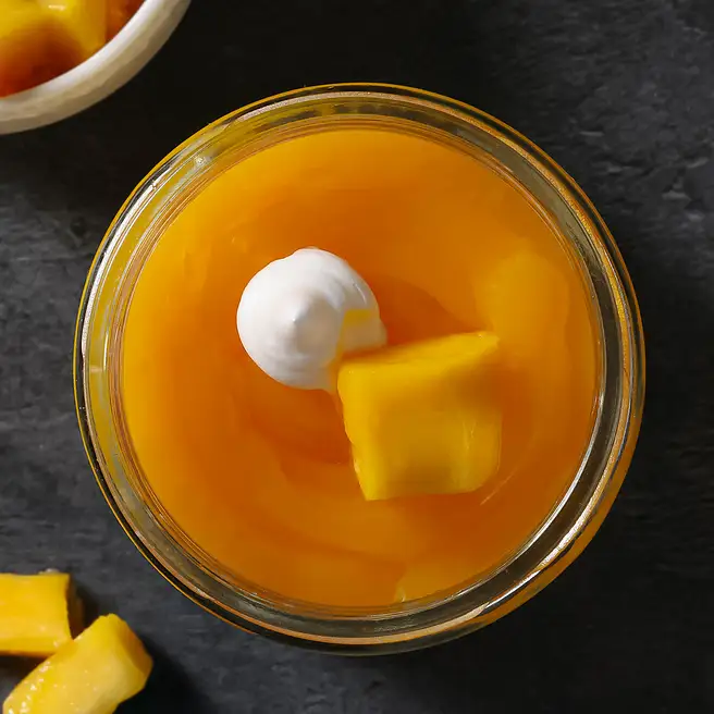 Creamy Mango Jar Cake Set of 2 - Image 2